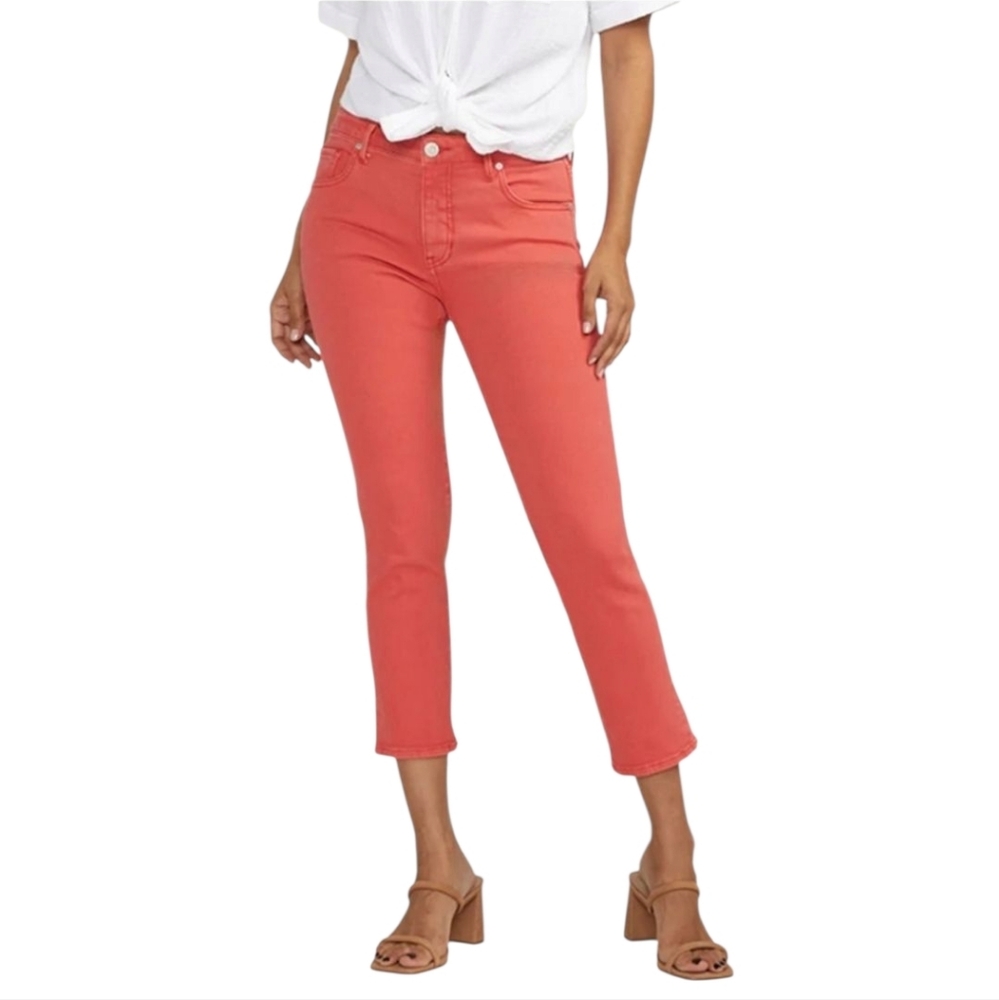 Women's Jag Cassie Mid Rise Cropped Jeans Sz 8